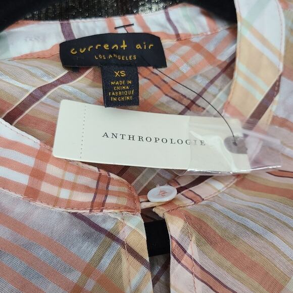 Anthropology Current Air Polly ruffled blouse NWT - Picture 4 of 5
